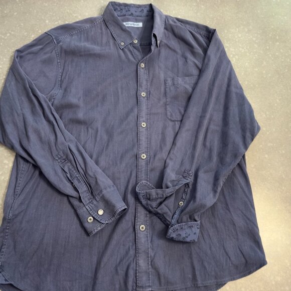 Tommy Bahama Indigo Blue Long Sleeve Shirt – Size Large - Picture 3 of 15